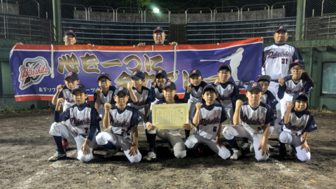 準優勝 岳下ソフトボールスポーツ少年団